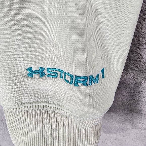 Womens Green Under Armour ColdGear Loose Fit Hoodie Sweatshirt Storm 1 Size M - Picture 5 of 13